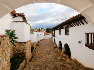 Arquitectura colonial de Guatavita.